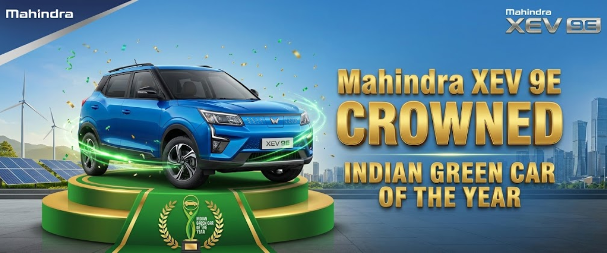 Mahindra XEV 9E Crowned Indian Green Car of the Year