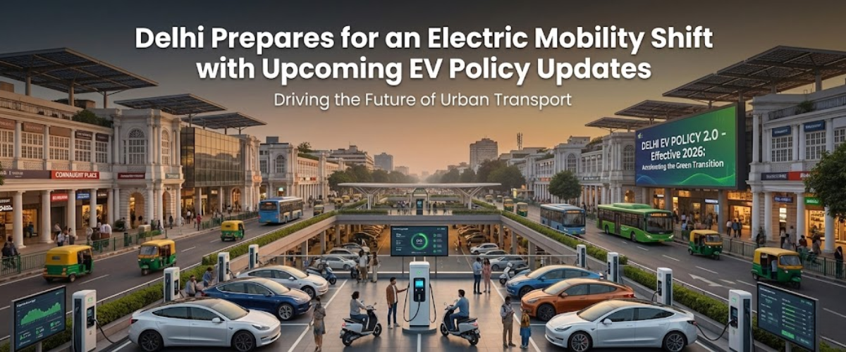 Delhi Prepares for an Electric Mobility Shift with Upcoming EV Policy Updates